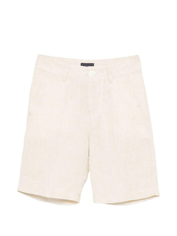 shorts con logo retro FY6P99 I0318 109 BEIGE FAY 