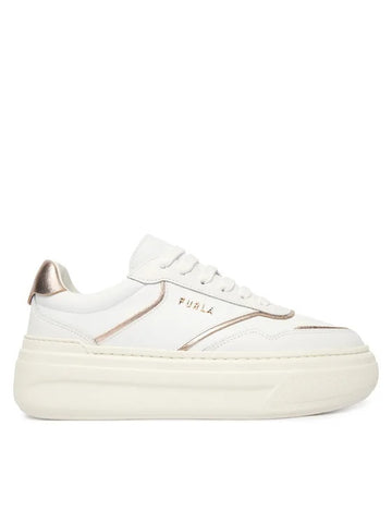 Sneakers in pelle con logo YK73NUA/BX4471 3304S FURLA 