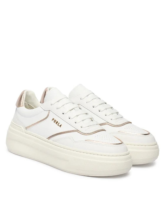 Sneakers in pelle con logo YK73NUA/BX4471 3304S FURLA 