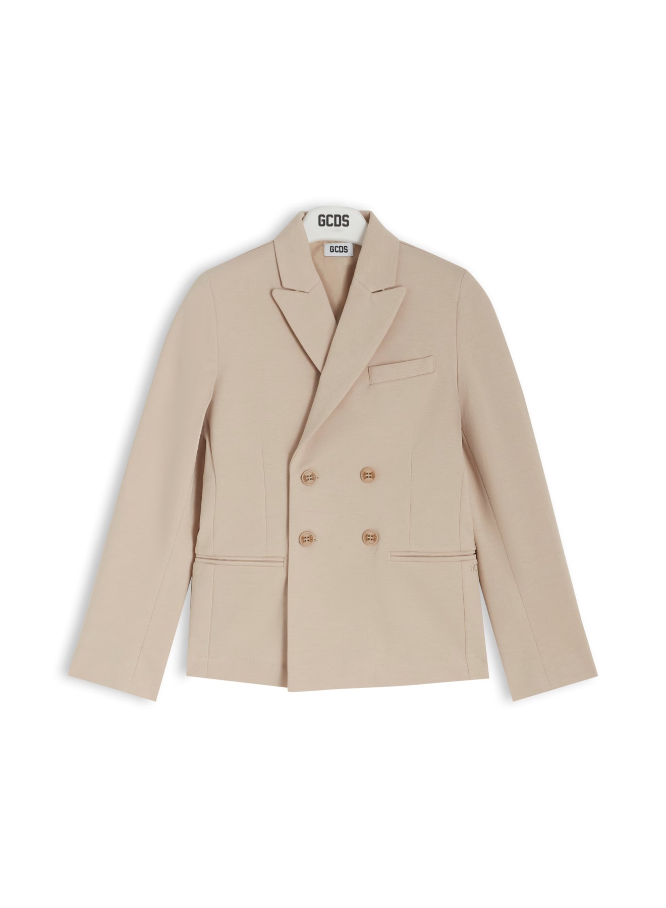 blazer doppiopetto logato C1BJQA510T328 320U GCDS 