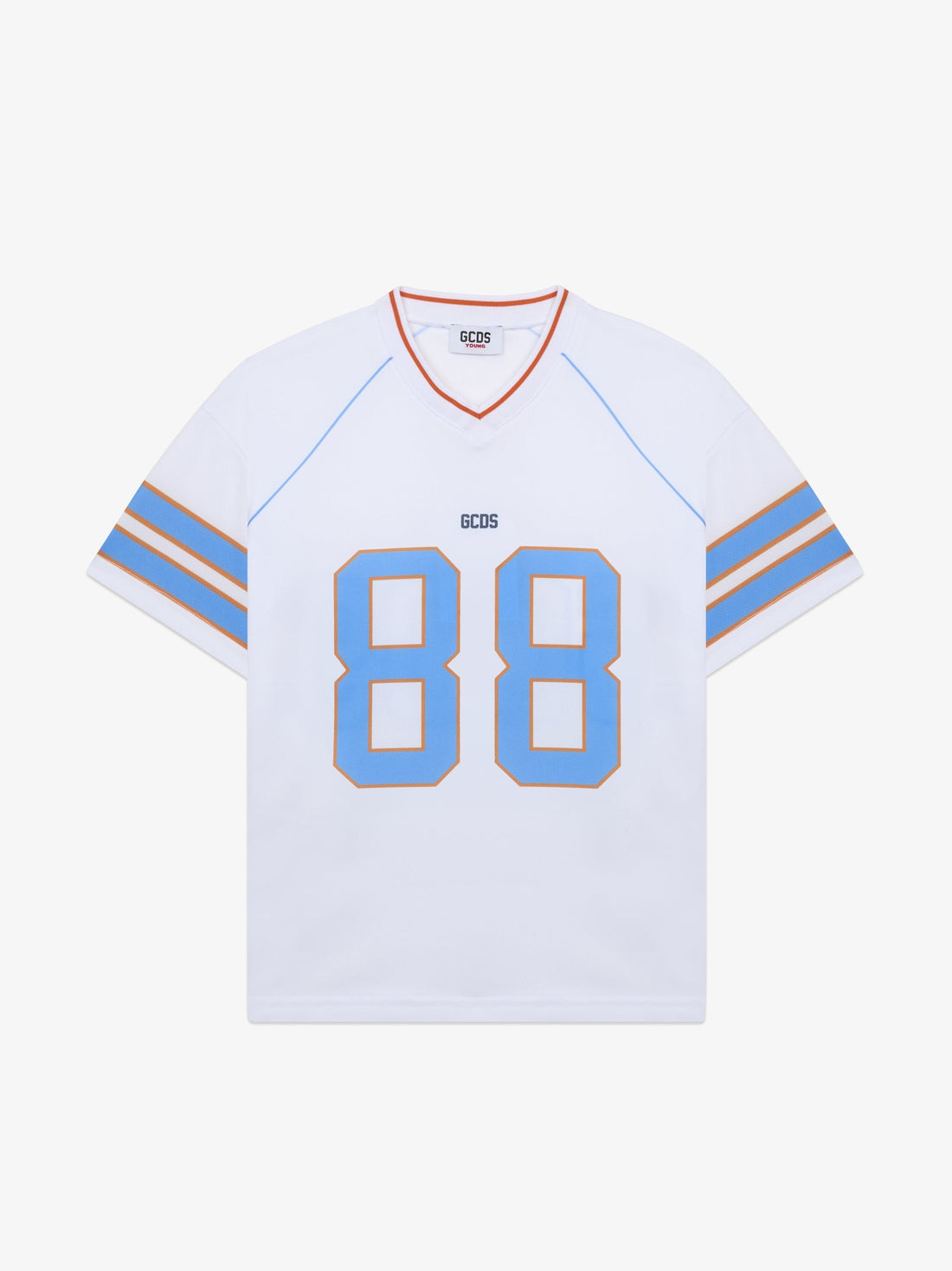 t-shirt loose soccer C1BJQC709J 100 GCDS 