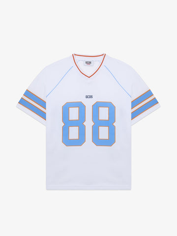 t-shirt loose soccer C1BJQC709J 100 GCDS 