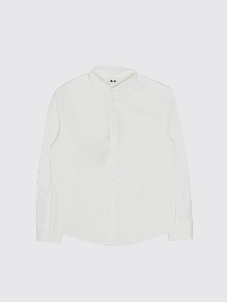 camicia classica in cotone C1BJQH518T330 100A GCDS 