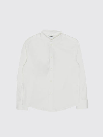 camicia classica in cotone C1BJQH518T330 100A GCDS 