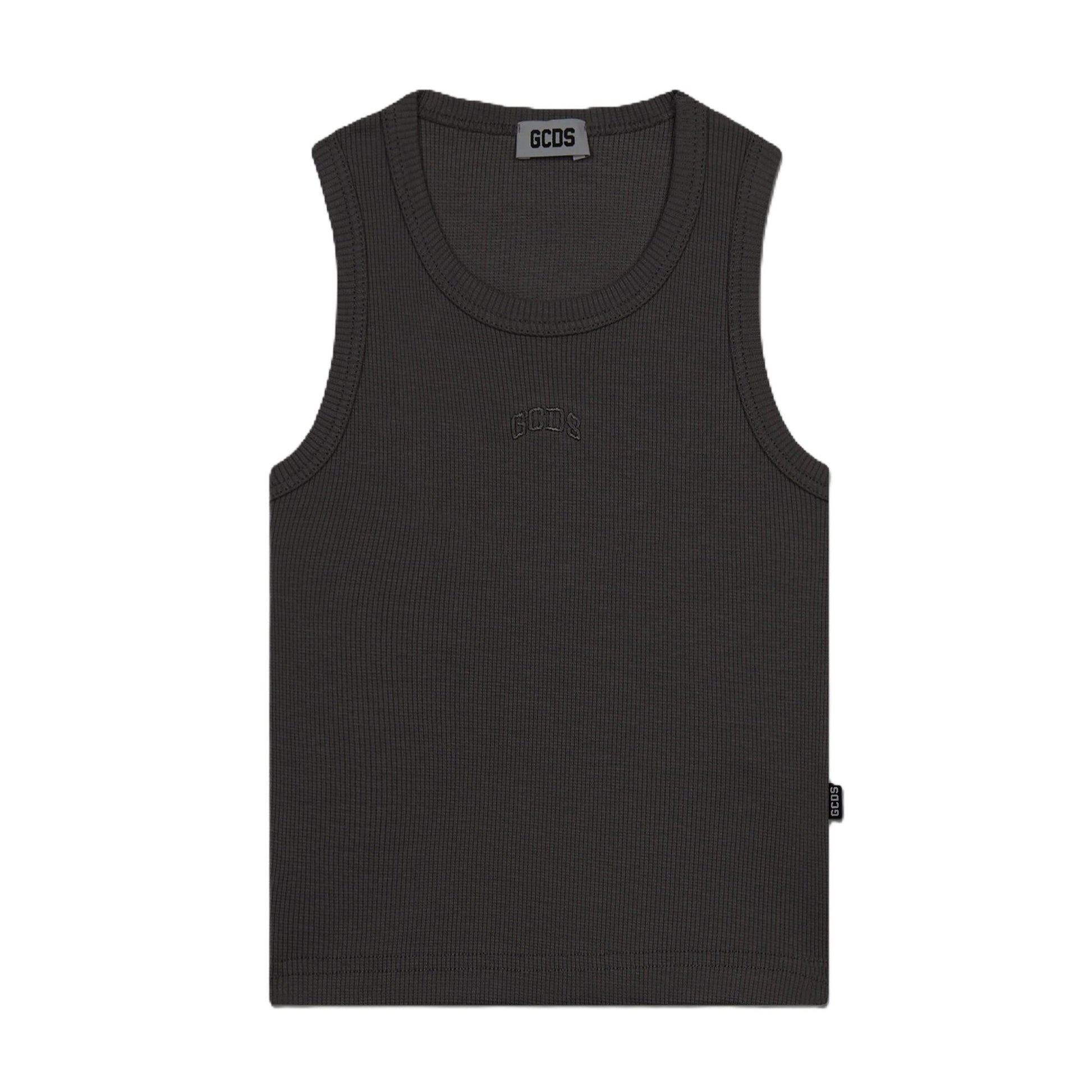 canotta a costine C1GJQG571T103 999 BLACK GCDS 