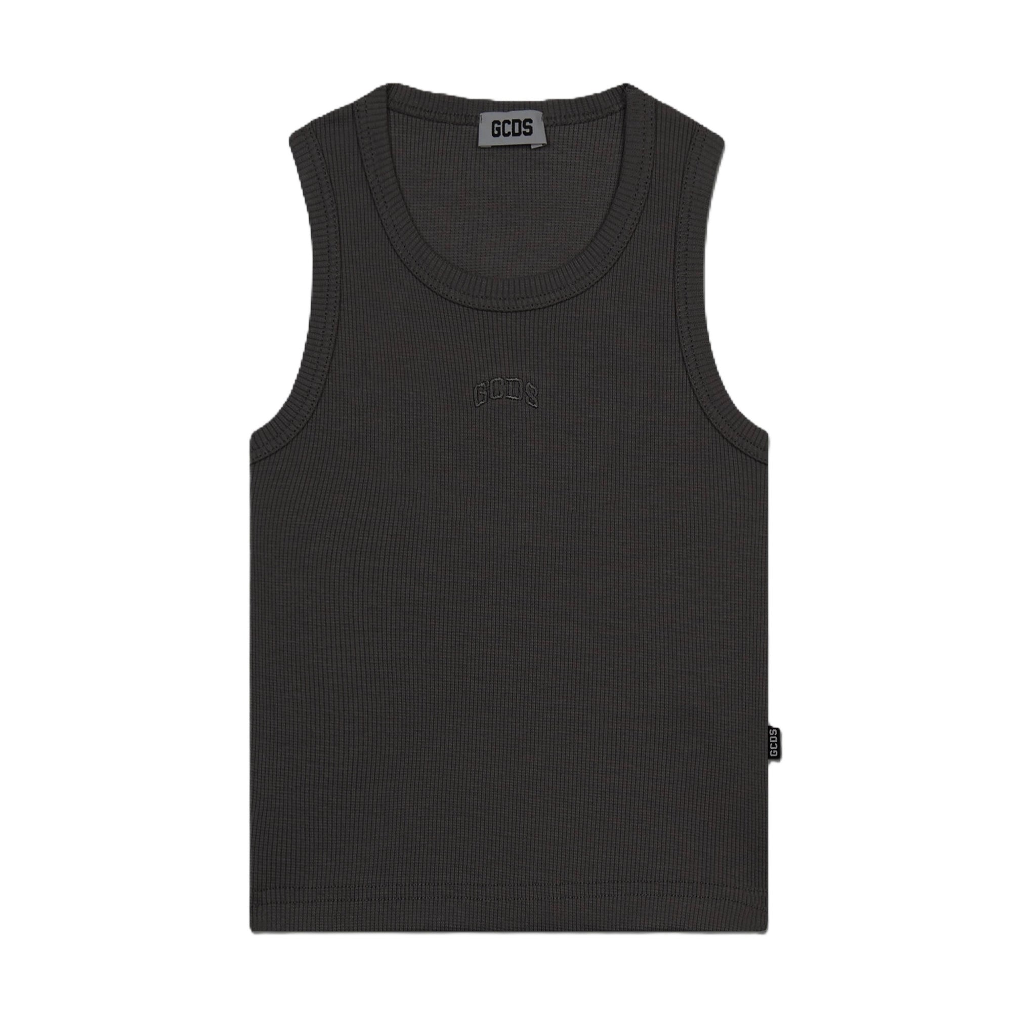 canotta a costine C1GJQG571T103 999 BLACK GCDS 