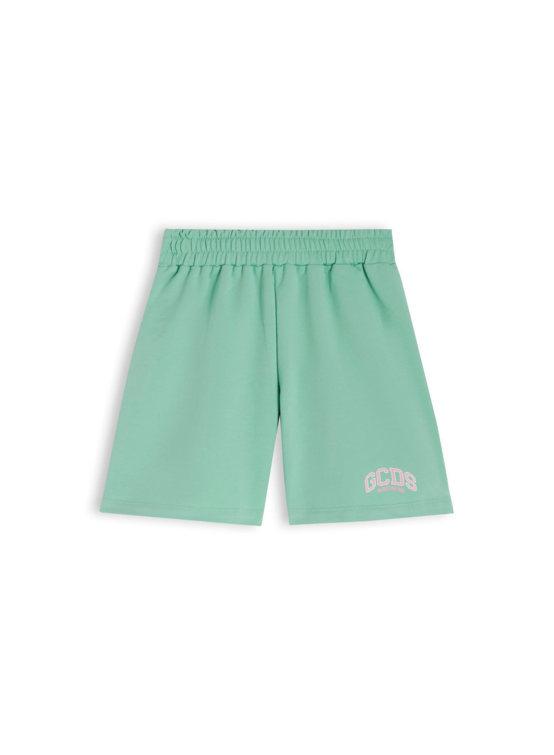 shorts con logo al fondo C1GJQL548F335 815P GCDS 
