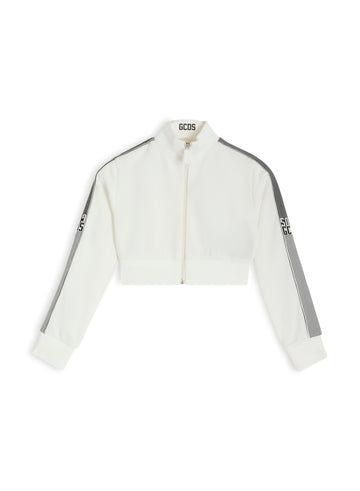 felpa full zip con logo C1UJQE503C008 100A GCDS 