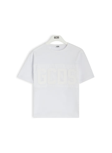 t-shirt logata ZOUJQC597J105 100A GCDS 