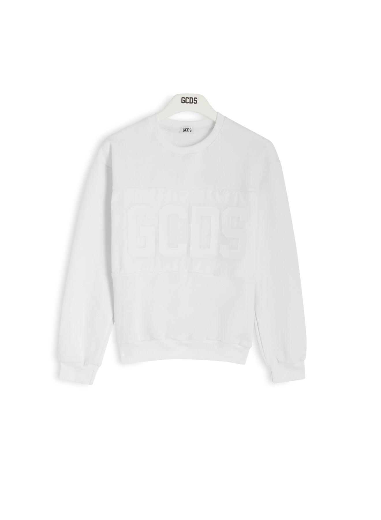 felpa con logo in tono ZOUJQE596F004 100A GCDS 