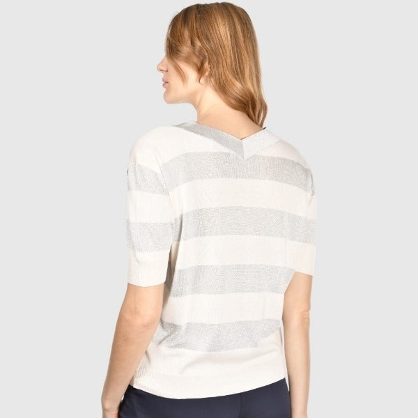 t-shirt in maglia 57220 23702 005 GRAN SASSO 