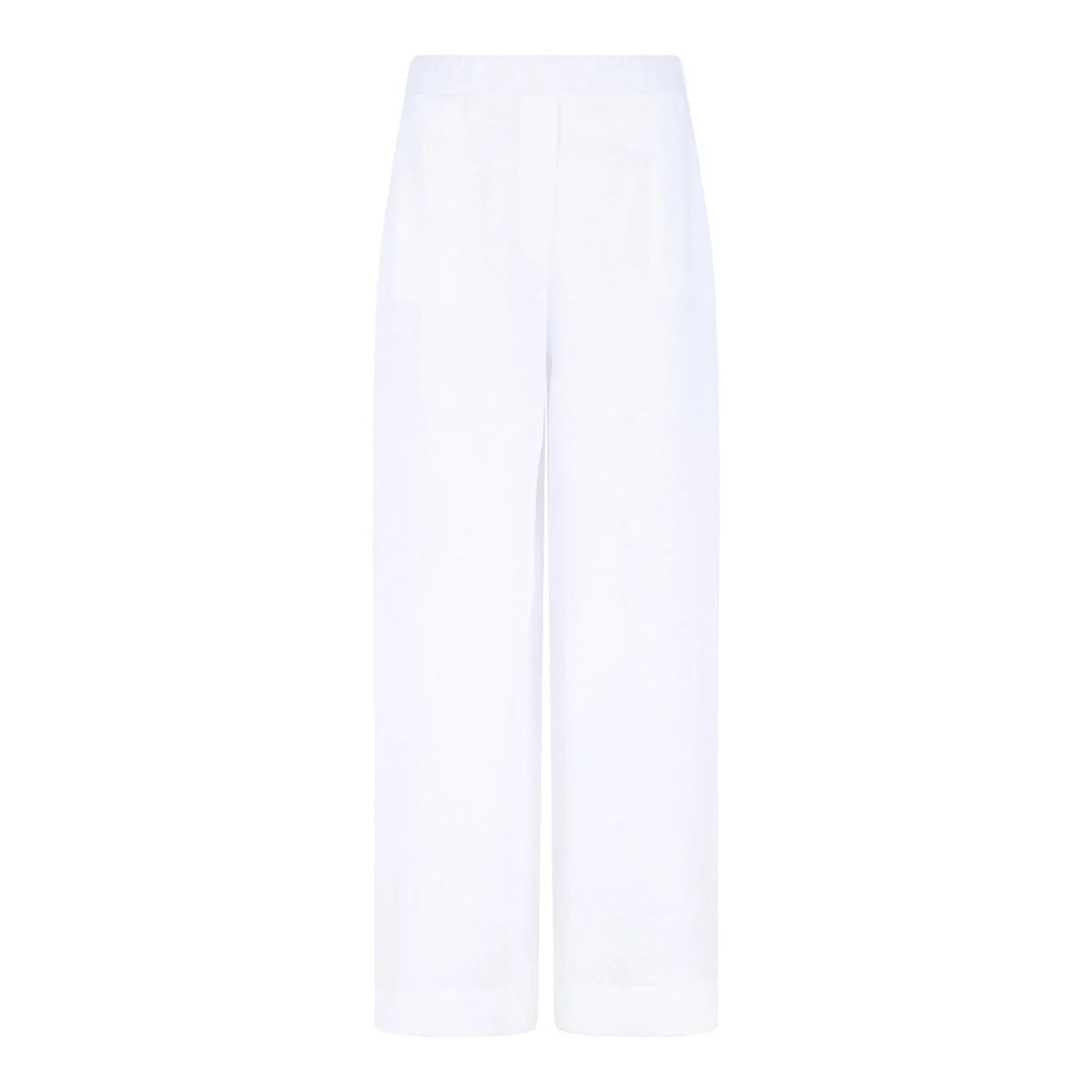 pantalone a vita alta in lino 76248 50000 001 GRAN SASSO 