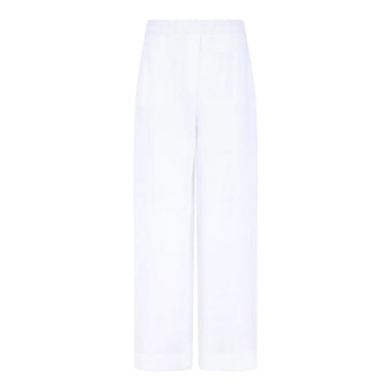pantalone a vita alta in lino 76248 50000 001 GRAN SASSO 