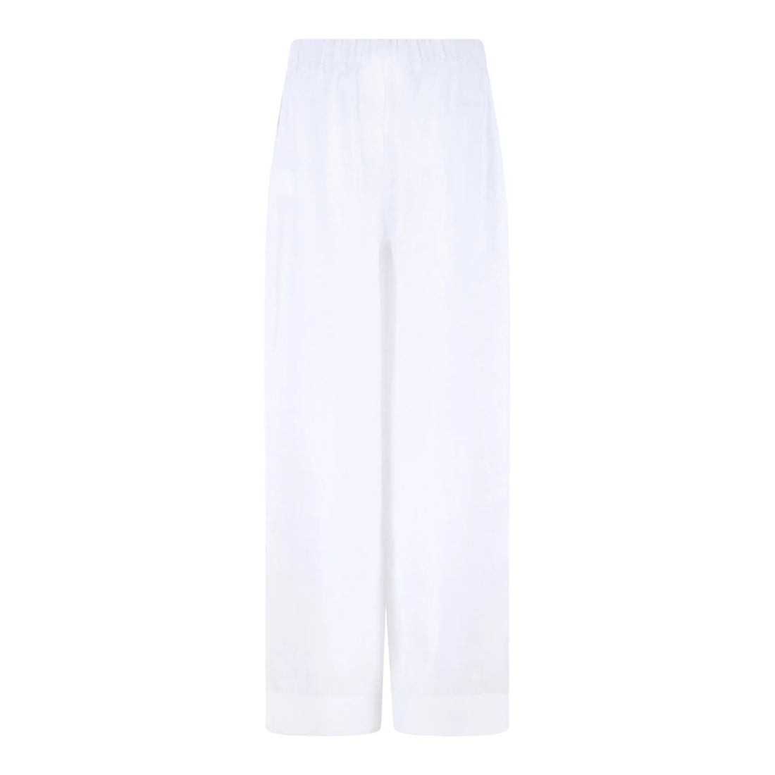 pantalone a vita alta in lino 76248 50000 001 GRAN SASSO 
