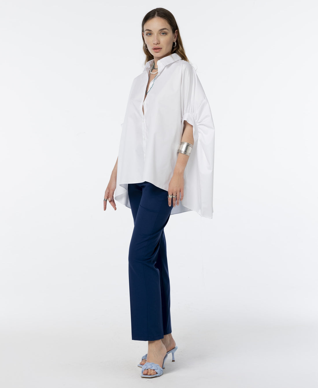 camicia modello a farfalla H.C689.4597 BIANCO HANITA 