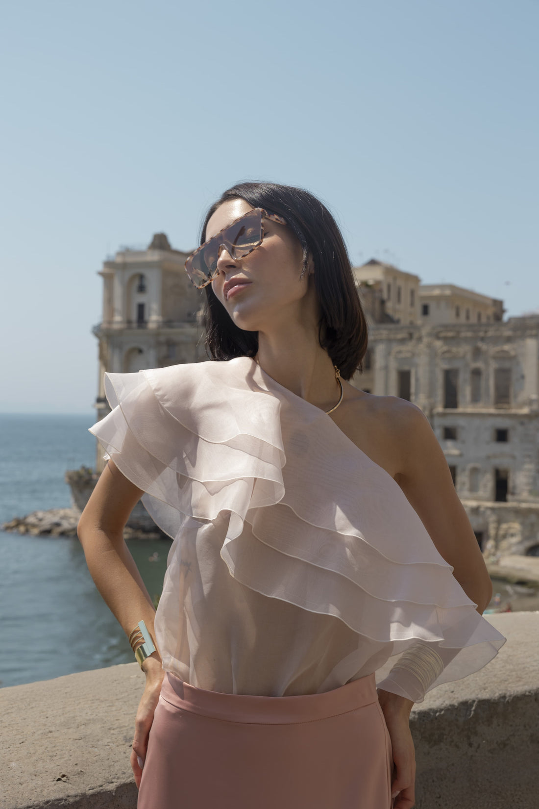top monospalla nude H.M3230.4664 NUDE HANITA 