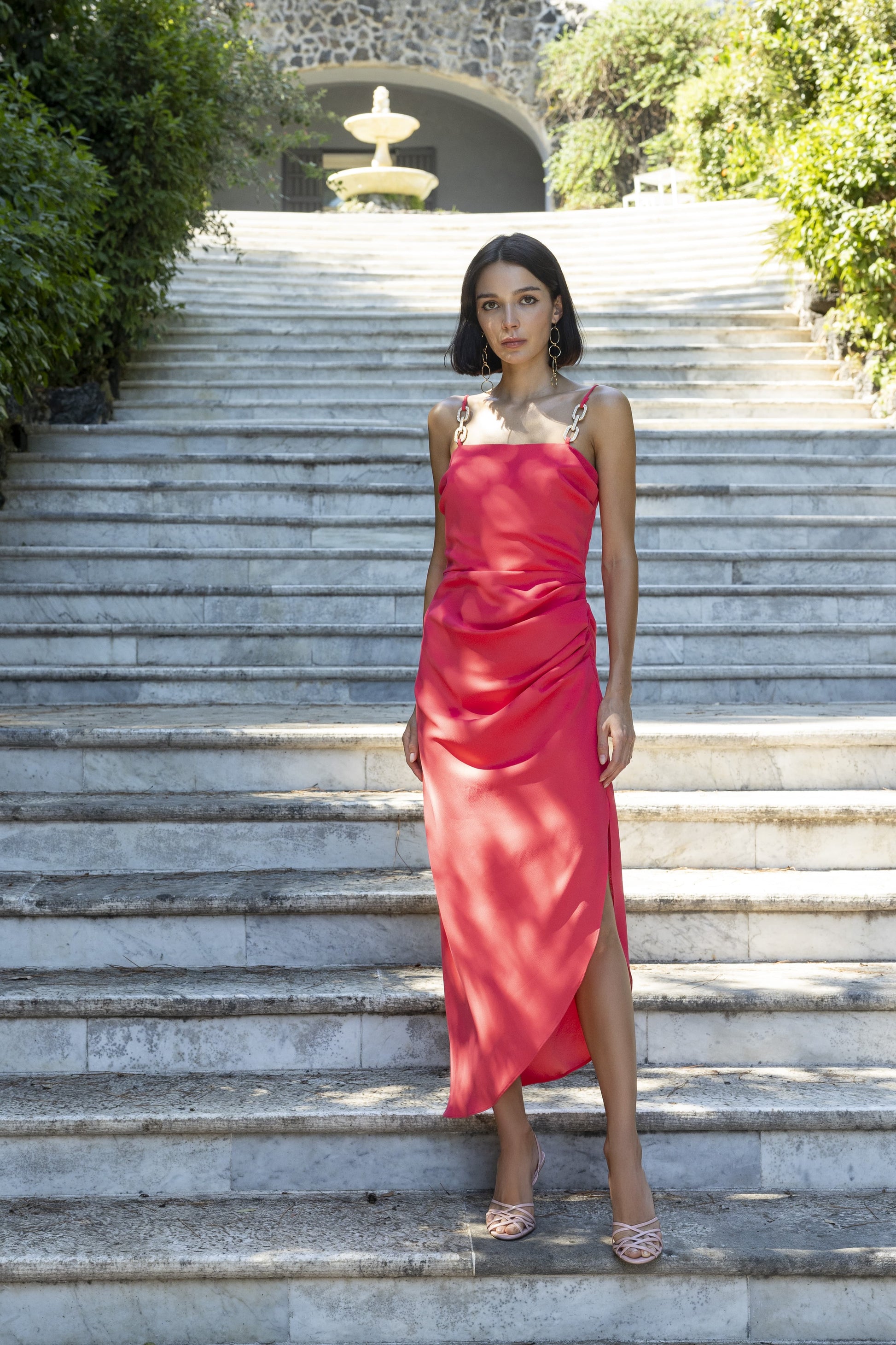 abito in envers satin H.V3754.4649 18 CORALLO HANITA 