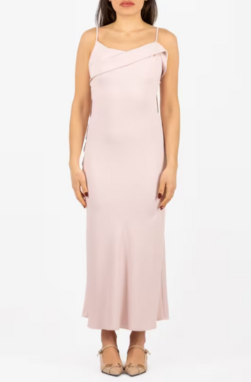 Abito lungo rosa quarzo H.V3758.4558 QUARZO HANITA 