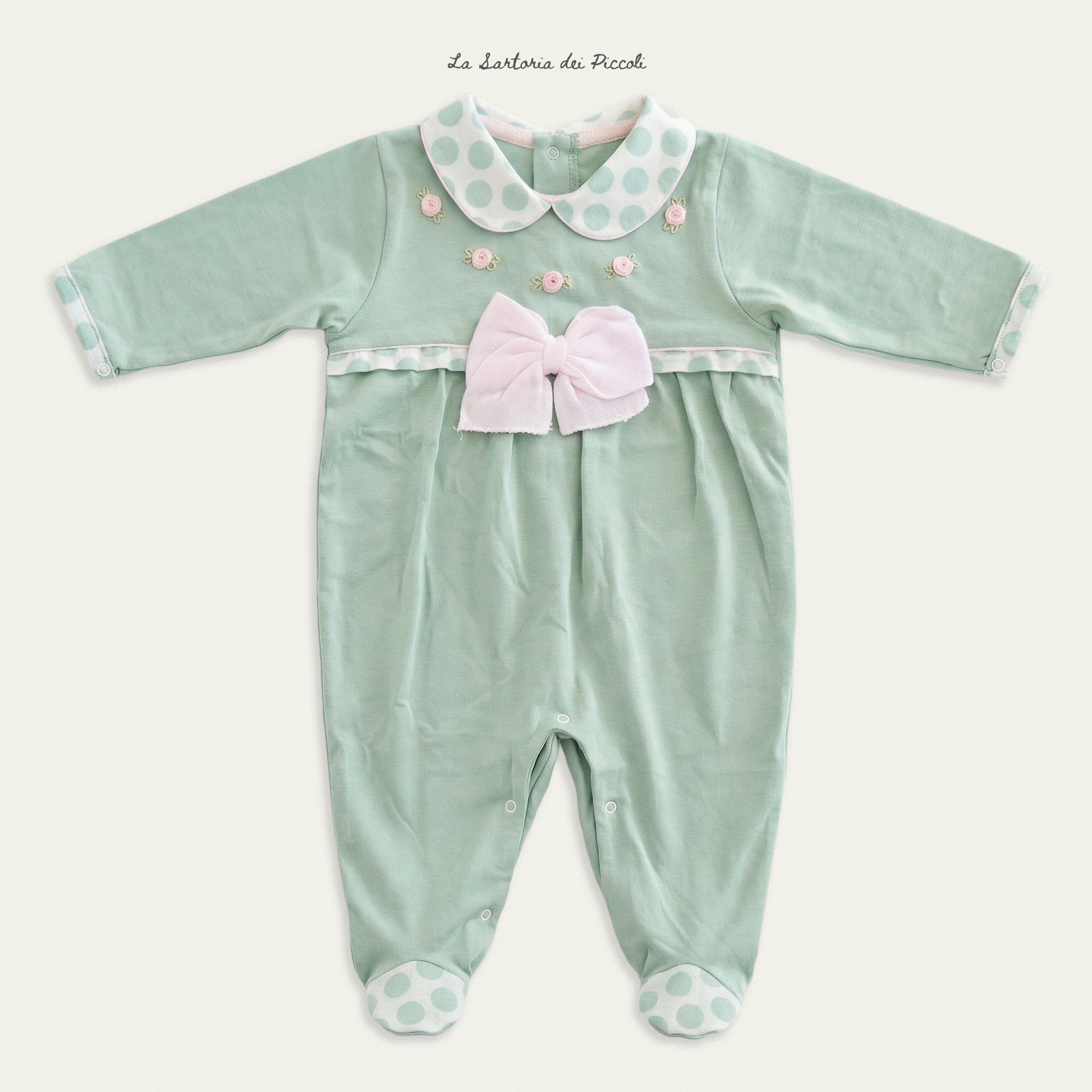 Tutina con fiocco LT1213 UNI LA SARTORIA DEI PICCOLI 