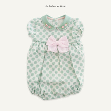 pagliaccetto pois con fiocco LV1213 UNI LA SARTORIA DEI PICCOLI 