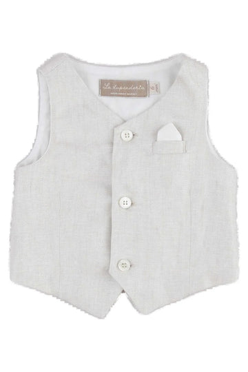 gilet in lino 2CCGL61 D12 LA STUPENDERIA 
