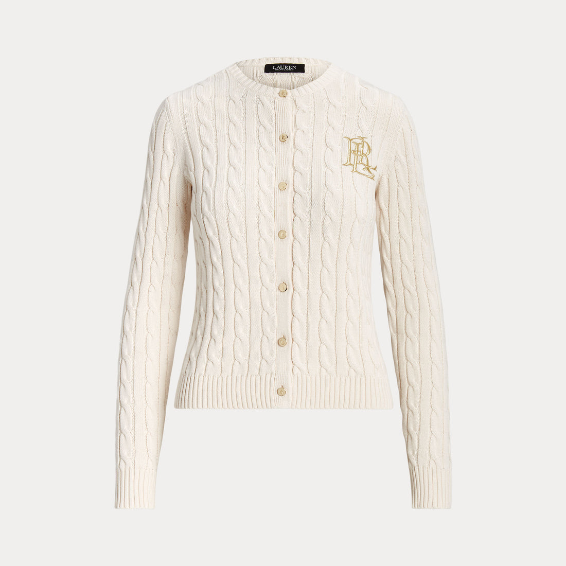 cardigan in cotone a trecce 200-932225 001 LAUREN RALPH LAUREN 