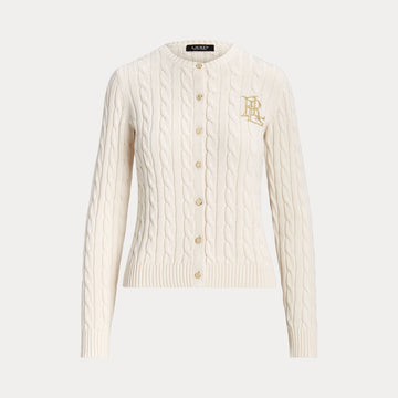 cardigan in cotone a trecce 200-932225 001 LAUREN RALPH LAUREN 