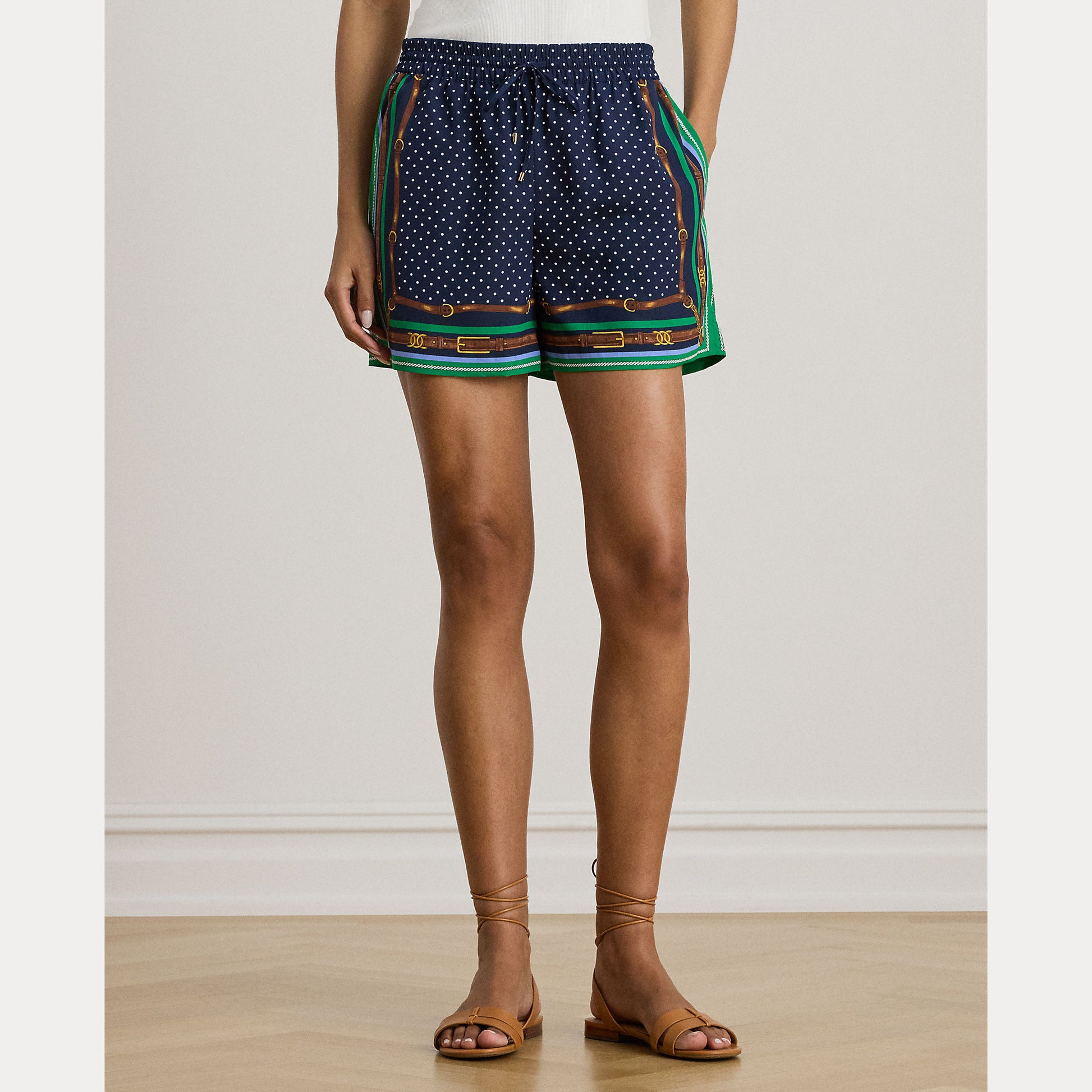 shorts con stampa 200-B20822 001 LAUREN RALPH LAUREN 