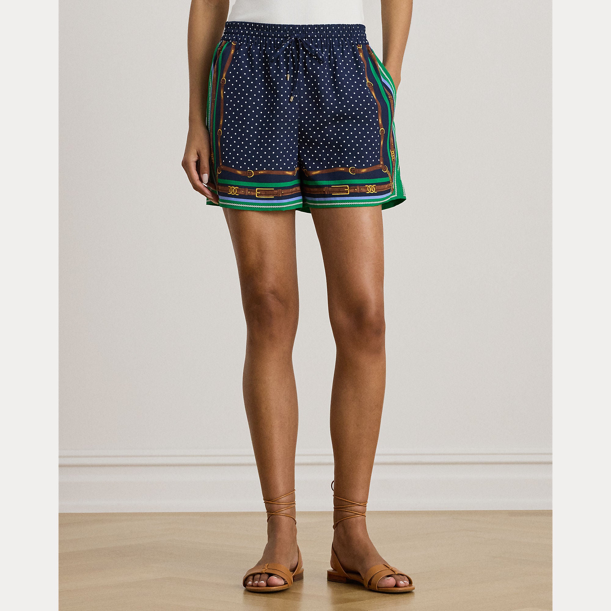 shorts con stampa 200-B20822 001 LAUREN RALPH LAUREN 
