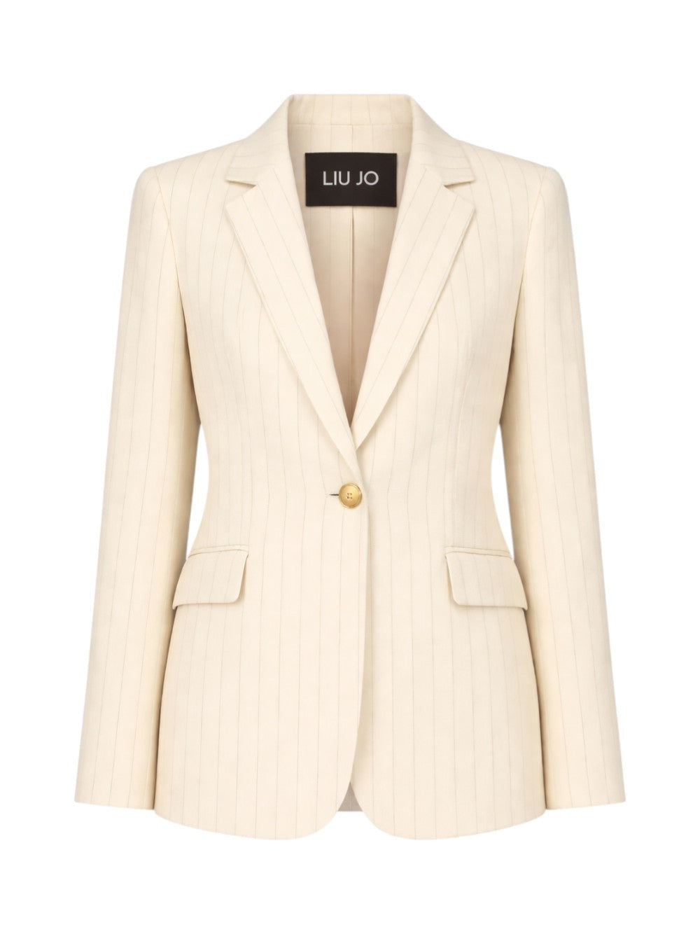 blazer gessato CA6115T557A P9579 LIU JO BLACK 