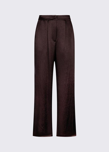 pantalone in raso con spacchetti CA6147T450A P9576 LIU JO BLACK 