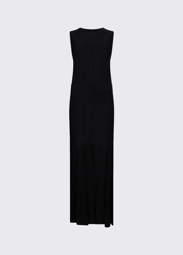 abito in maglia con frange CA6349MS55N 22222 LIU JO BLACK 