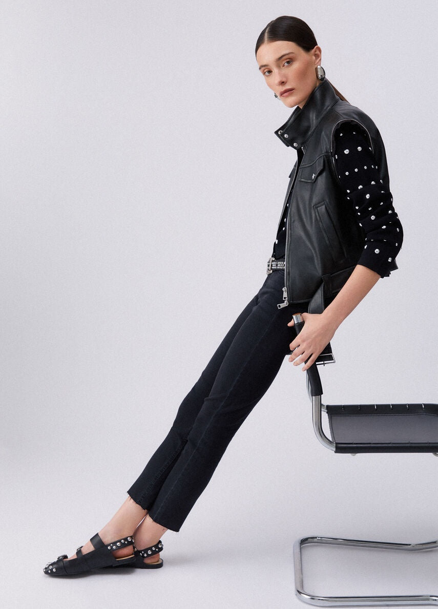 jeans skinny a vita alta UA6035D0305 87483 LIU JO DENIM 