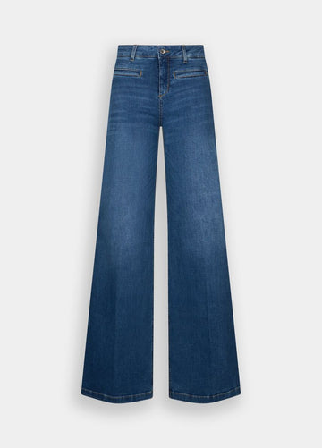 jeans flare a vita alta UA6069DS004 78263 LIU JO DENIM 