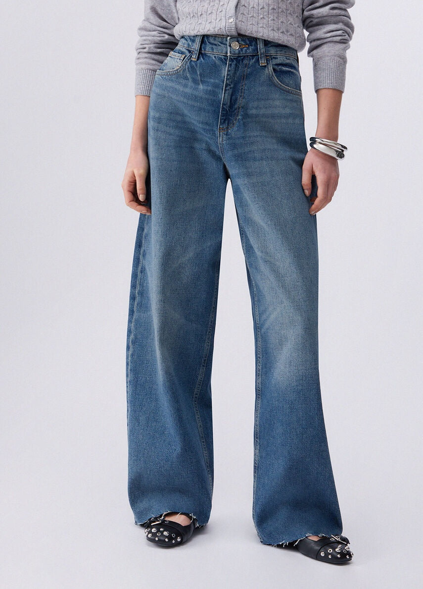 Jeans straight con strass UA6111D4854 78977 LIU JO DENIM 