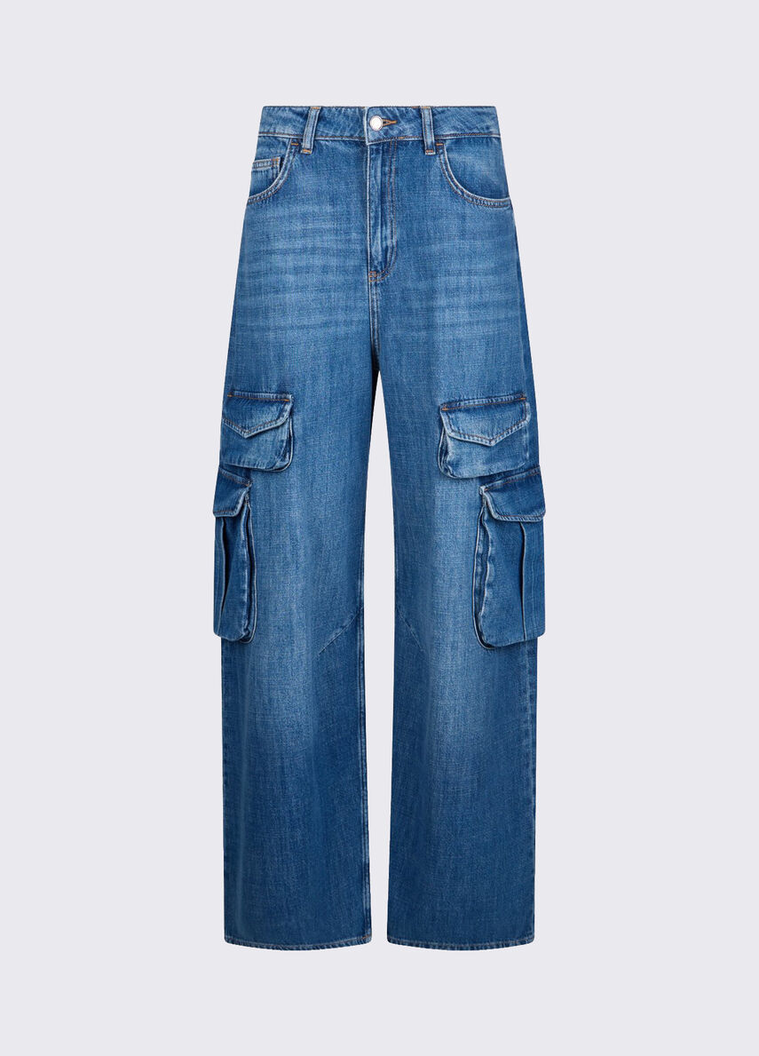 jeans cargo UA6333DS082 79034 LIU JO DENIM 