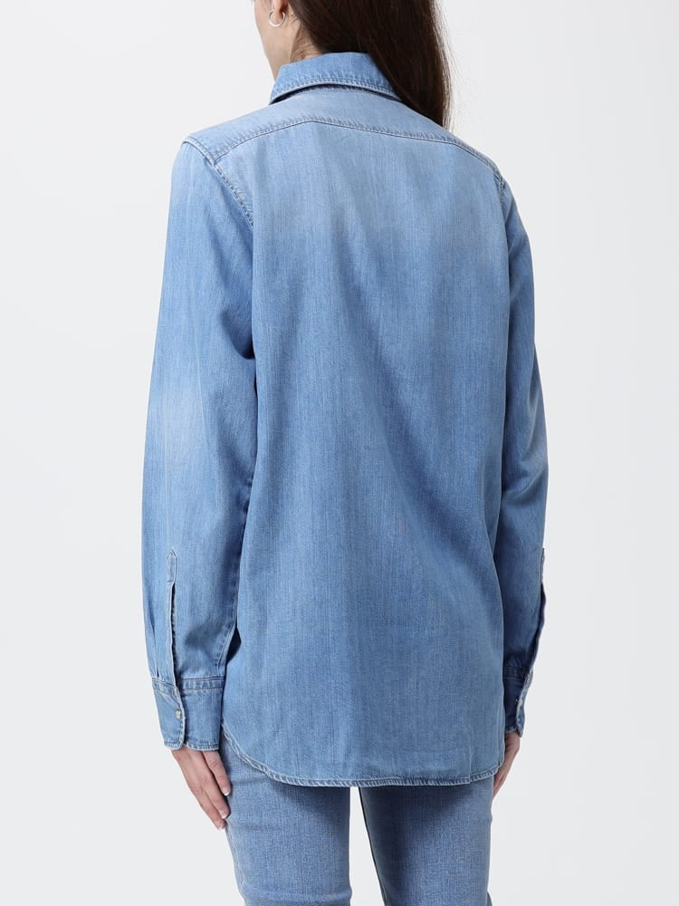 camicia in denim UA6339D4851 79054 LIU JO DENIM 