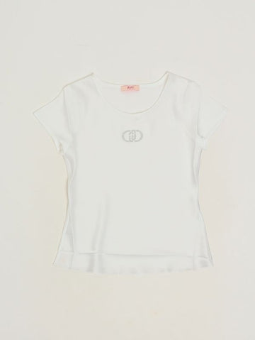t-shirt in raso liu jo junior GA6025T400A 10601 LIU JO JUNIOR 