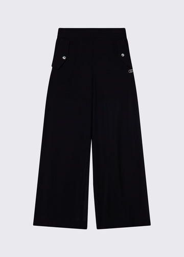 pantaloni con bottoni logati GA6081T5142 22222 LIU JO JUNIOR 