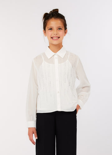 camicia in jersey GA6086J4966 P9455 LIU JO JUNIOR 