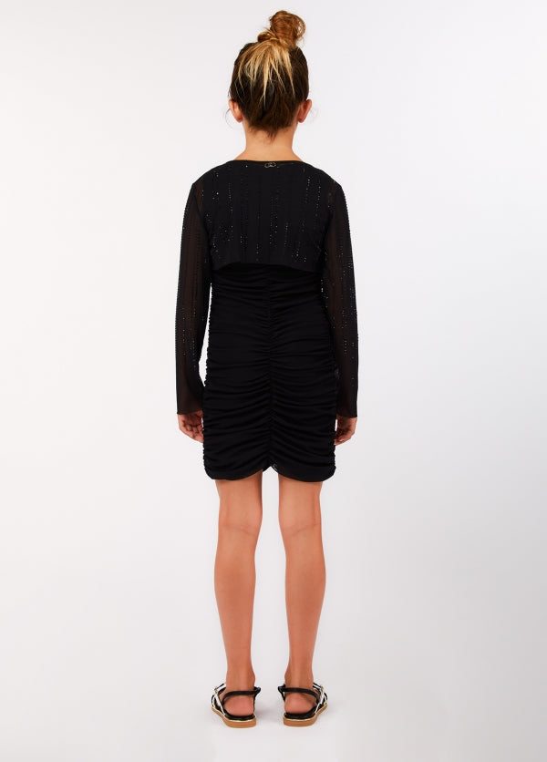 abito in jersey con coprispalle GA6089J4966 B3280 LIU JO JUNIOR 