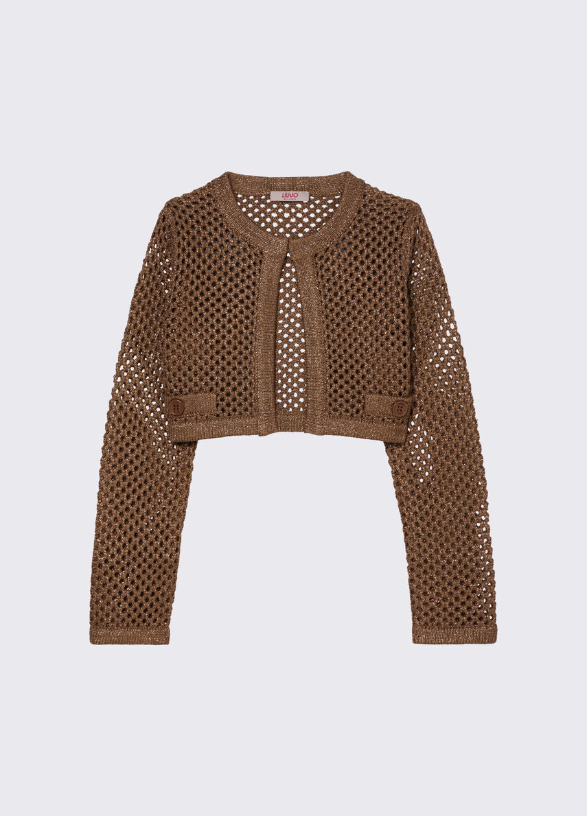 cardigan in rete GA6099MA76R X0752 LIU JO JUNIOR 