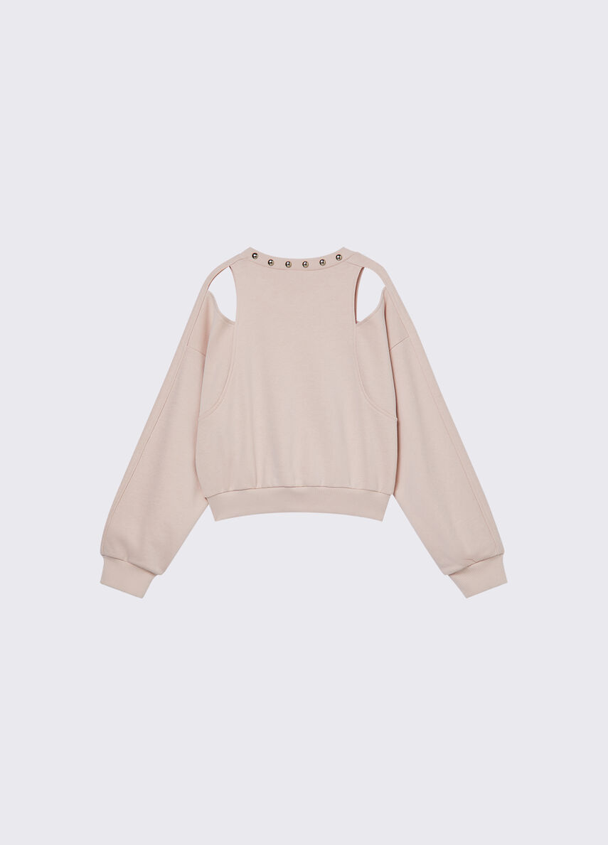 felpa cut-out GA6106FS858 41309 LIU JO JUNIOR 