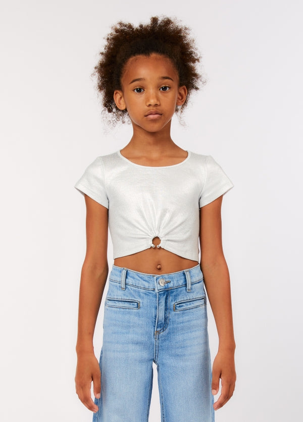 t-shirt cropped GA6151J3894 09C28 LIU JO JUNIOR 
