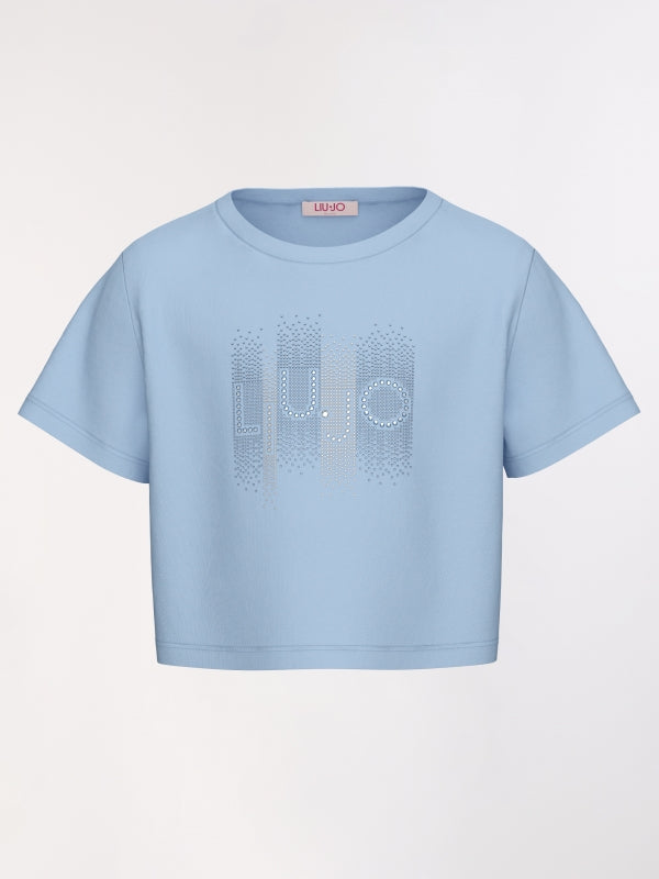 t-shirt cropped GA6187JS003 44121 LIU JO JUNIOR 