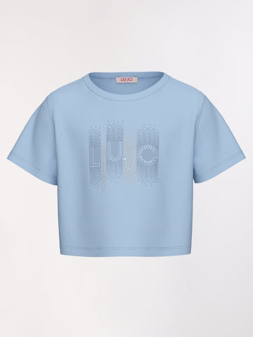 t-shirt cropped GA6187JS003 44121 LIU JO JUNIOR 