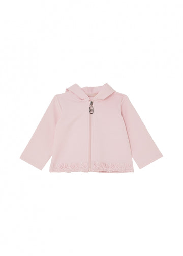 felpa full zip e cappuccio HA6025FS090 P9429 LIU JO JUNIOR 