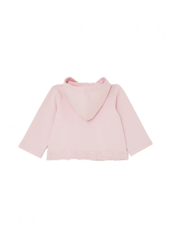 felpa full zip e cappuccio HA6025FS090 P9429 LIU JO JUNIOR 