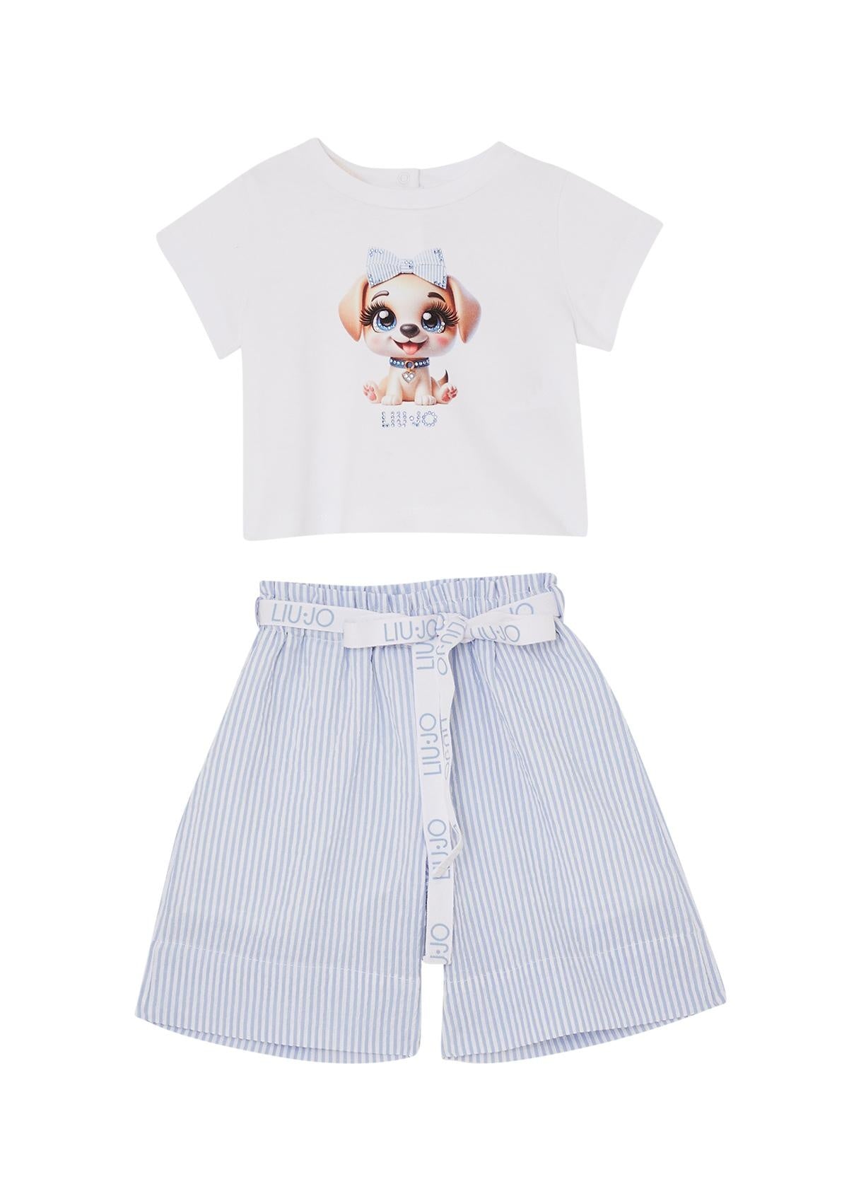 completo con shorts HA6064T340A L9014 LIU JO JUNIOR 
