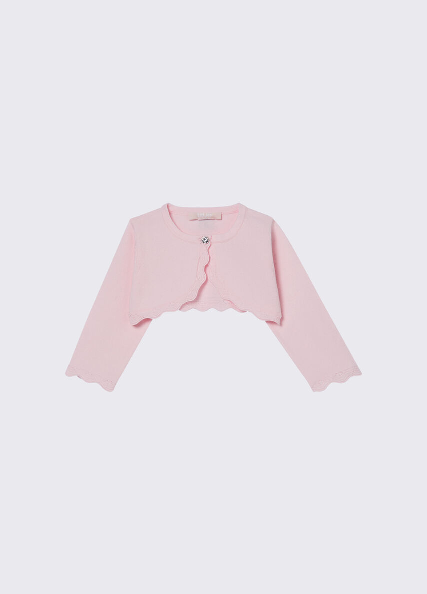 cardigan in jersey HA6070MA74R X0672 LIU JO JUNIOR 